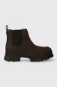 brown UGG suede chelsea boots W ASHTON CHELSEA Women’s