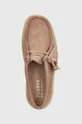 beige Clarks suede shoes Wallabee Cup