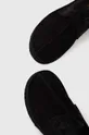 negru Clarks Originals pantofi de piele întoarsă Trek Wedge