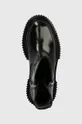 čierna Kožené členkové topánky ADIEU Type 184