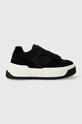 Αθλητικά Naked Wolfe Crash δέρμα σαμουά μαύρο Crash.Black.Cow.Suede