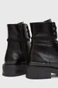 čierna Kožené členkové topánky AllSaints Dusty
