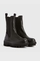 Шкіряні черевики AllSaints Billie WF033V чорний AW23