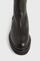 AllSaints ghete chelsea de piele Billie negru WF033V