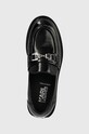 Kožené mokasíny Karl Lagerfeld Payton černá KL41420A.100