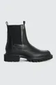 μαύρο Δερμάτινες μπότες AllSaints Harlee Boot Γυναικεία