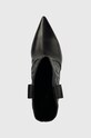 Guess kowbojki skórzane CALLE czarny FL8CZA.LEA10.BLACK