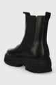 Obuwie Karl Kani sztyblety skórzane KK Soho Chelsea Boot 1120308 czarny