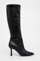 Steve Madden kozaki Jazz Up imitacja skóry licowej czarny SM11002182.066