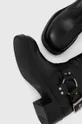μαύρο Δερμάτινες μπότες Steve Madden Beau