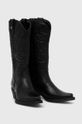 Кожаные полусапоги Steve Madden Wishley SM11003071.017 чёрный AW23
