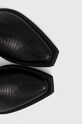 Steve Madden cizme de piele Wishley negru SM11003071.017