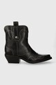 Kožené kovbojské topánky Steve Madden Waynoa usňová koža čierna SM11003072.017