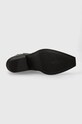 Kožené kovbojské topánky Steve Madden Waynoa SM11003072.017 čierna