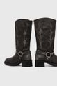 Παπούτσια Δερμάτινες καουμπόικες μπότες Steve Madden Bloom SM11003090.667 γκρί