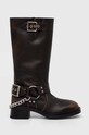 Steve Madden ghete de piele Beau-C neizolat maro SM11003094.207