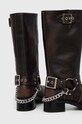 Încălțăminte Steve Madden ghete de piele Beau-C SM11003094.207 maro