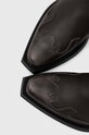 Kožne kaubojske čizme Steve Madden Wenda siva SM11003097.DGL