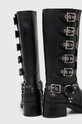 Παπούτσια Δερμάτινες μπότες Steve Madden Battle SM19000101.017 μαύρο