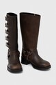 Steve Madden ghete de piele Battle SM19000101.207 maro AW23