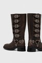 Încălțăminte Steve Madden ghete de piele Battle SM19000101.207 maro