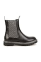 Dětské kožené kotníkové boty BOSS J19088.36.39 černá AW23