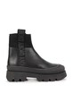 Otroški usnjeni gležnarji Dkny D39116.30.35 črna AW23