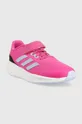 Παιδικά αθλητικά παπούτσια adidas RUNFALCON 3. EL K ροζ