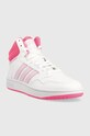 adidas Originals sneakers pentru copii HOOPS MID 3.0 K IF2722 alb AW23