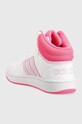 Fete adidas Originals sneakers pentru copii HOOPS MID 3.0 K IF2722 alb