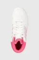 biela Detské tenisky adidas Originals HOOPS MID 3.0 K