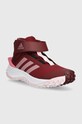 Дитячі черевики adidas FORTATRAIL EL K IG7267 бордо AW23