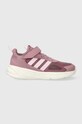 Детские кроссовки adidas IG0427 OZELLE EL K WONORC/CLPINK синтетический розовый IG0427