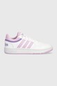 Детские кроссовки adidas Originals HOOPS 3.0 K имитация натуральной кожи белый IF2724