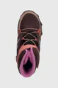фиолетовой Детские ботинки adidas TERREX TERREX SNOW CF R.RD