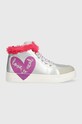 Agatha Ruiz de la Prada sneakersy dziecięce imitacja skóry licowej srebrny 231940.35.36