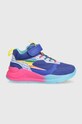 Agatha Ruiz de la Prada sneakersy dziecięce imitacja zamszu niebieski 231950.28.32