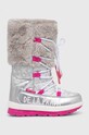Agatha Ruiz de la Prada śniegowce dziecięce imitacja skóry licowej srebrny 231995.28.34