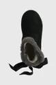 czarny Garvalin buty zimowe zamszowe dziecięce