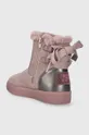 Κοριτσίστικα Παιδικές χειμερινές μπότες σουέτ Garvalin 231544.28.34 ροζ