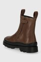 Дівчинка Дитячі шкіряні черевики Camper Brutus Kids K900320.28.38 коричневий