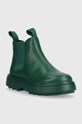 Camper sztyblety skórzane dziecięce Norte Kids K900149.26.27 turkusowy AW23