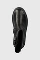 Camper ghete din piele pentru copii K900304 Norte Kids negru K900304.26.34