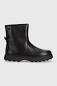 Camper ghete din piele pentru copii K900304 Norte Kids usor izolat negru K900304.35.38