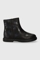 Camper ghete din piele pentru copii TWS Kids usor izolat negru K900329.25.27