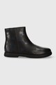 Camper ghete din piele pentru copii TWS Kids neizolat negru K900329.35.38