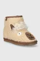 beżowy Emu Australia buty zimowe dziecięce Llama Mini