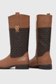 Dziewczynka Michael Kors buty zimowe dziecięce MK100757 brązowy