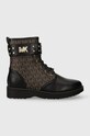 Детские ботинки Michael Kors молния чёрный MK100794