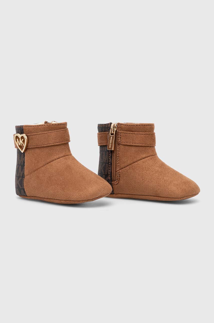 Michael Kors buty niemowlęce MK100802 brązowy AW23